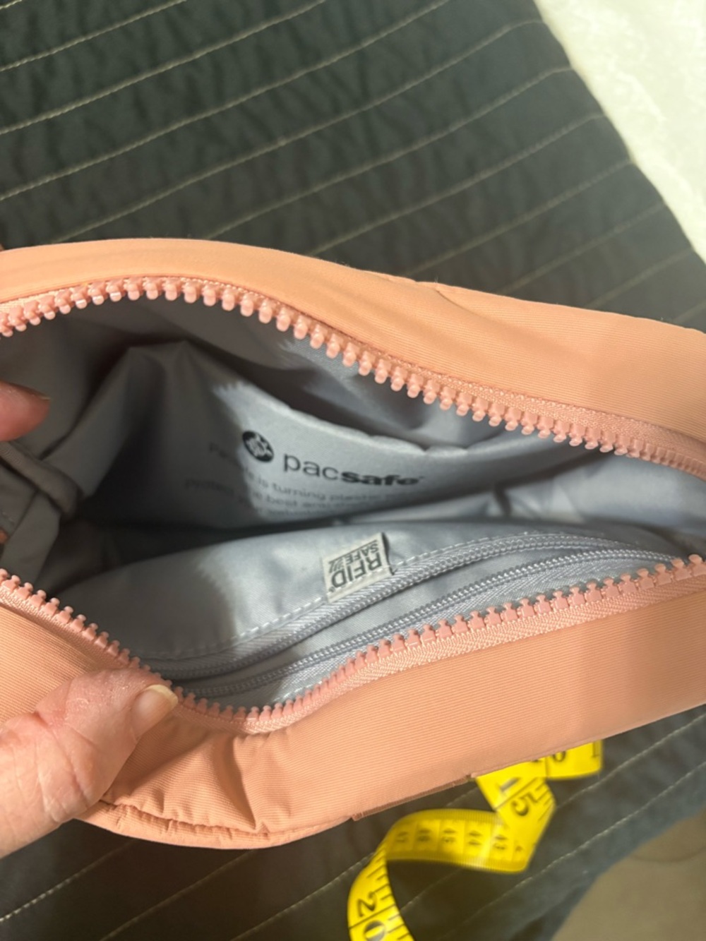 Pacsafe Peach Crossbody Bag - Picture 3 of 4